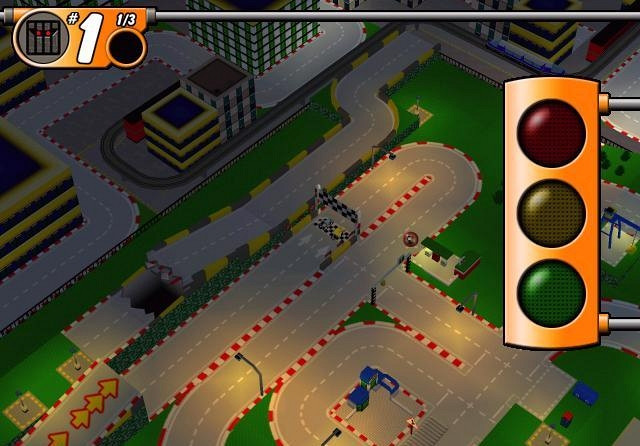 Скриншот из игры LEGO Stunt Rally