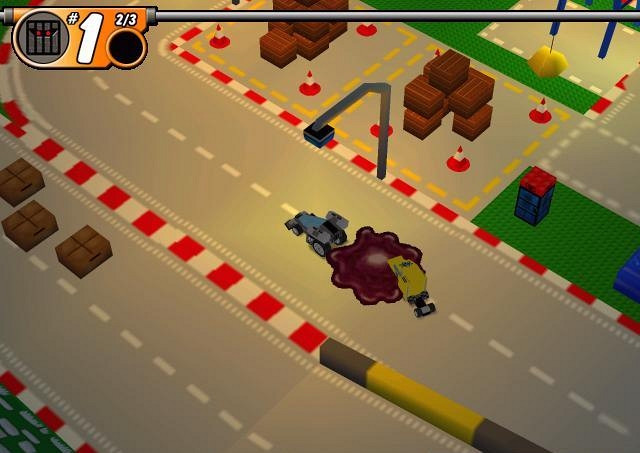 Скриншот из игры LEGO Stunt Rally