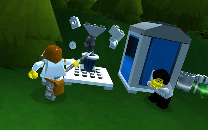 Скриншот из игры LEGO Universe