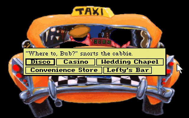 Скриншот из игры Leisure Suit Larry 1: In the Land of the Lounge Lizards