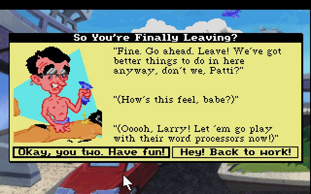 Скриншот из игры Leisure Suit Larry 5: Passionate Patti Does a Little Undercover Work