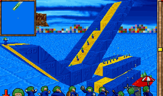 Скриншот из игры Lemmings 3D