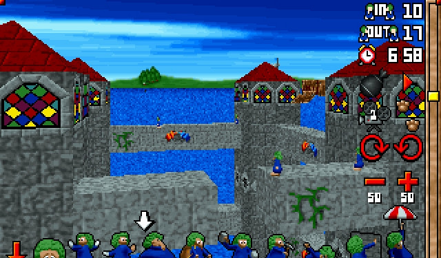 Скриншот из игры Lemmings 3D