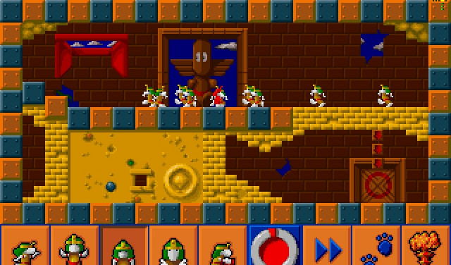 Скриншот из игры Lemmings Chronicles, The