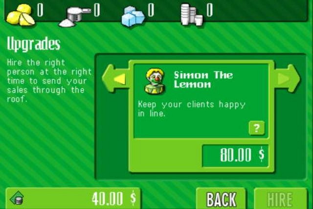 Скриншот из игры Lemonade Tycoon