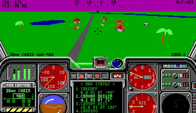 Скриншот из игры LHX: Attack Chopper