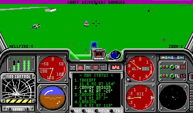 Скриншот из игры LHX: Attack Chopper