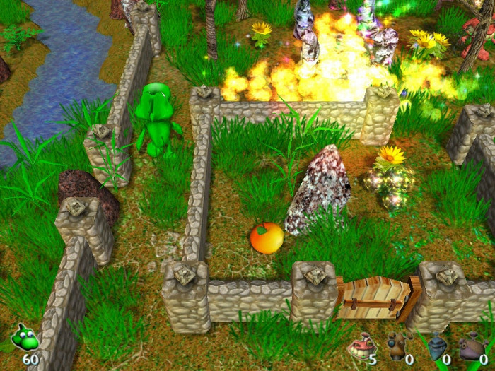Скриншот из игры Dino and Aliens
