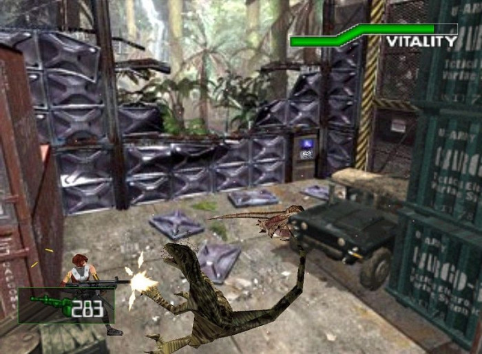 Скриншот из игры Dino Crisis 2