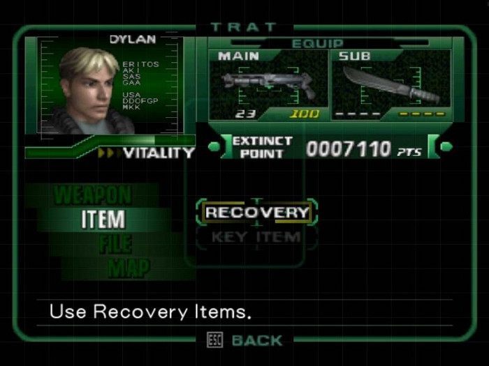 Скриншот из игры Dino Crisis 2
