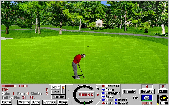 Скриншот из игры Links 386 Pro