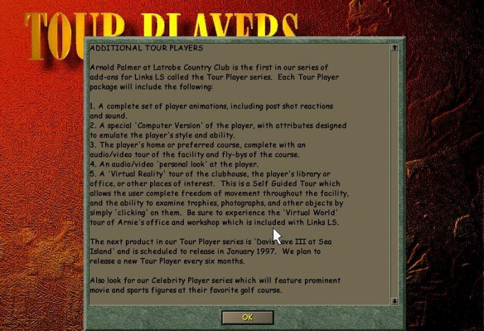 Скриншот из игры Links LS 1997 Edition