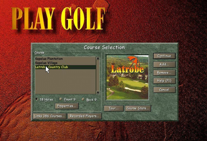 Скриншот из игры Links LS 1997 Edition