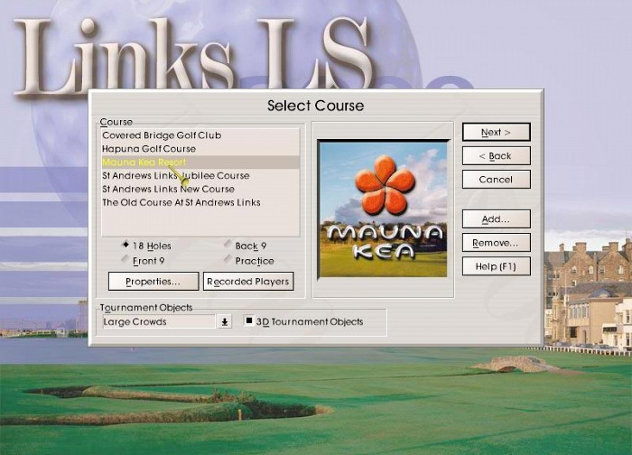 Скриншот из игры Links LS 2000