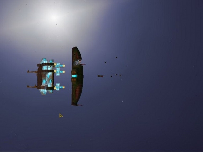 Скриншот из игры Homeworld