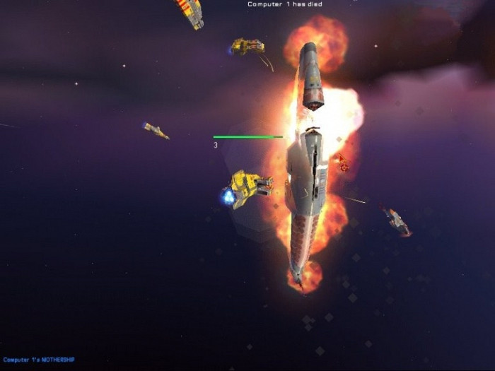 Скриншот из игры Homeworld