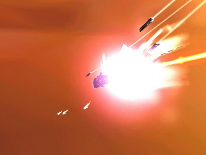 Скриншот из игры Homeworld