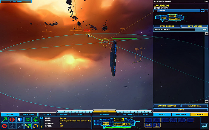 Скриншот из игры Homeworld 2