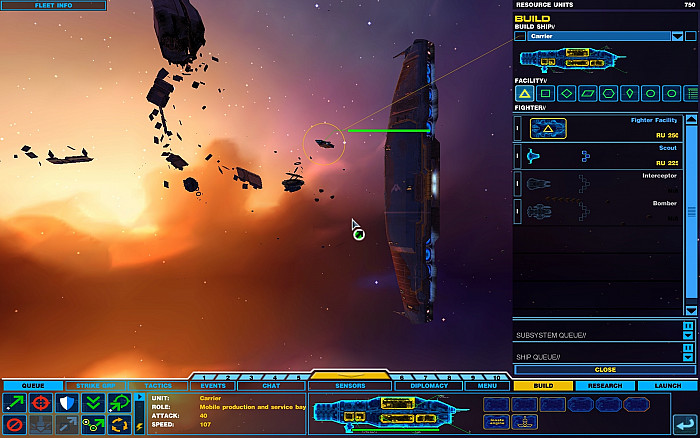Скриншот из игры Homeworld 2
