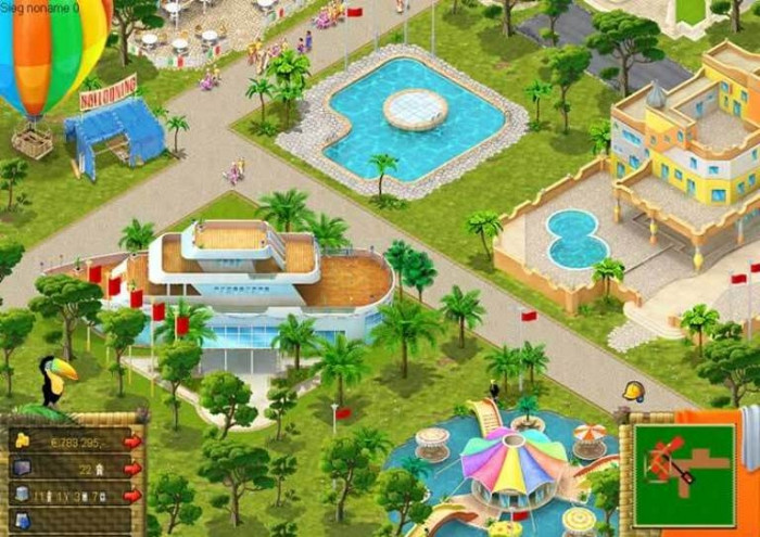 Скриншот из игры Holiday World Tycoon