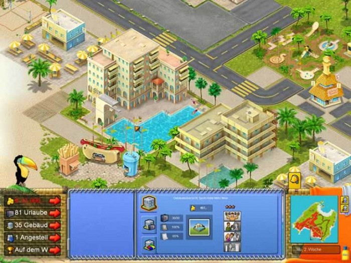 Скриншот из игры Holiday World Tycoon