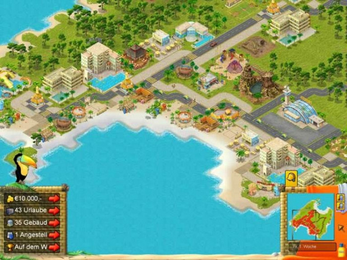 Скриншот из игры Holiday World Tycoon