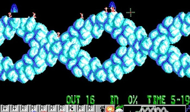 Скриншот из игры Holiday Lemmings 1994