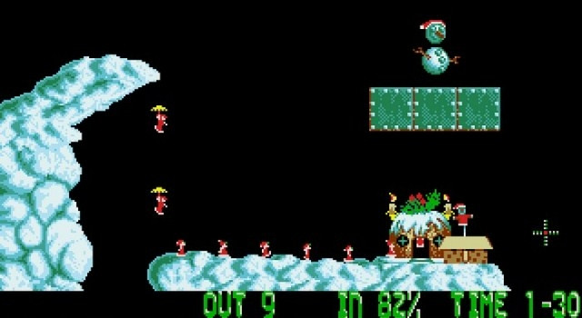 Скриншот из игры Holiday Lemmings 1994