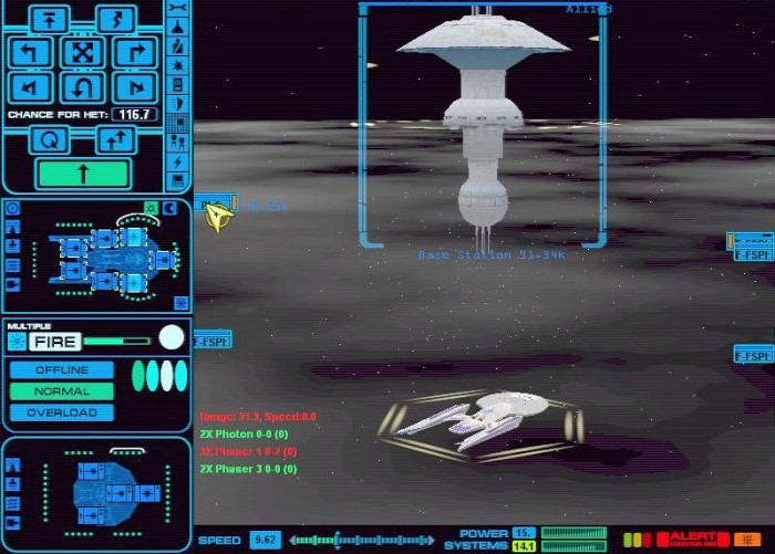 Скриншот из игры Star Trek: Starfleet Command