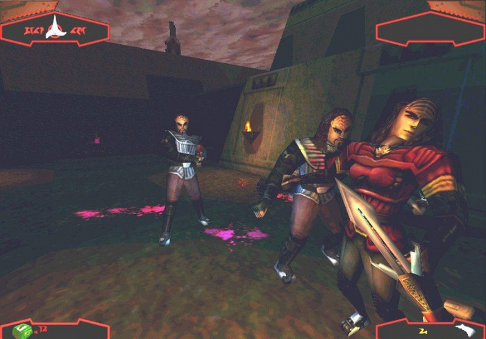 Скриншот из игры Star Trek: The Next Generation Klingon Honor Guard