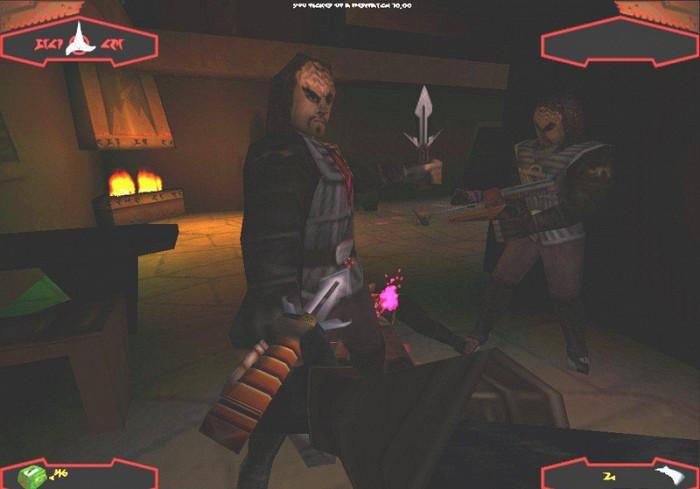 Скриншот из игры Star Trek: The Next Generation Klingon Honor Guard