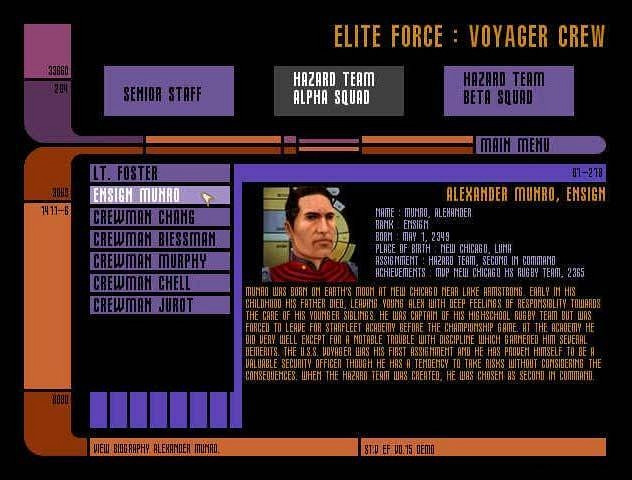 Скриншот из игры Star Trek: Voyager - Elite Force