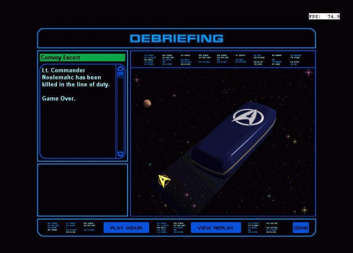 Скриншот из игры Star Trek: Starfleet Command Gold