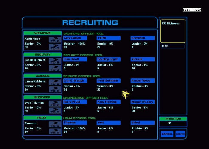 Скриншот из игры Star Trek: Starfleet Command Gold