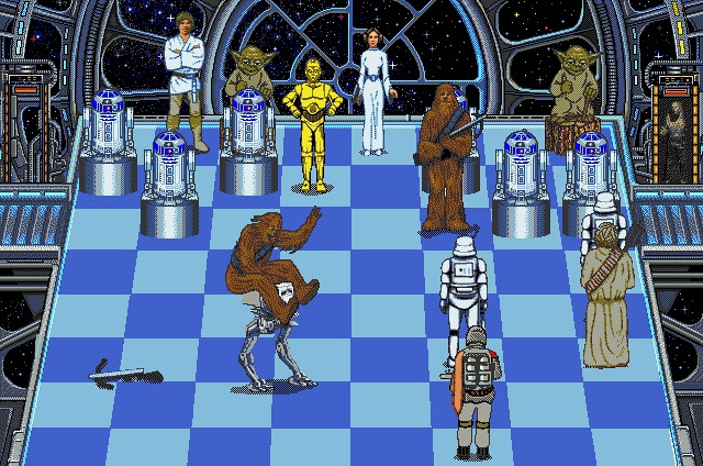 Скриншот из игры Star Wars Chess