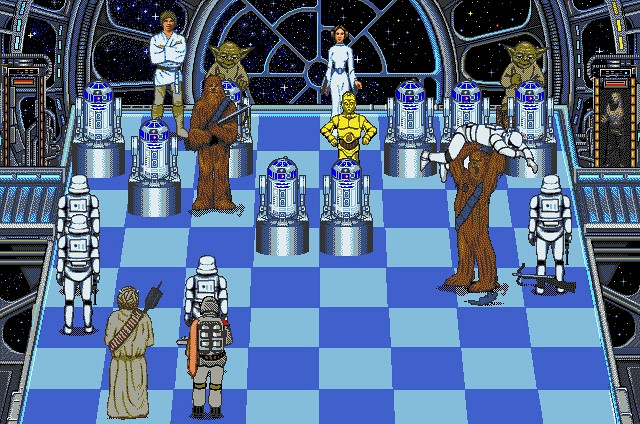 Скриншот из игры Star Wars Chess
