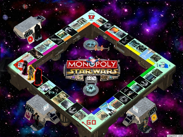 Скриншот из игры Star Wars Monopoly
