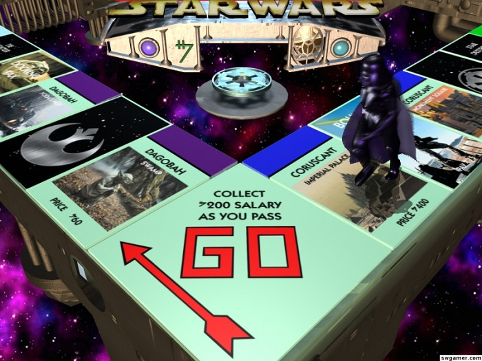 Скриншот из игры Star Wars Monopoly