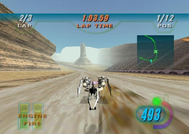 Скриншот из игры Star Wars: Episode I Racer