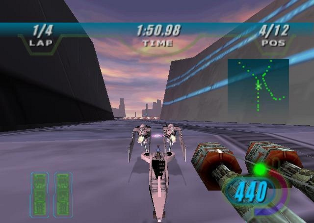 Скриншот из игры Star Wars: Episode I Racer