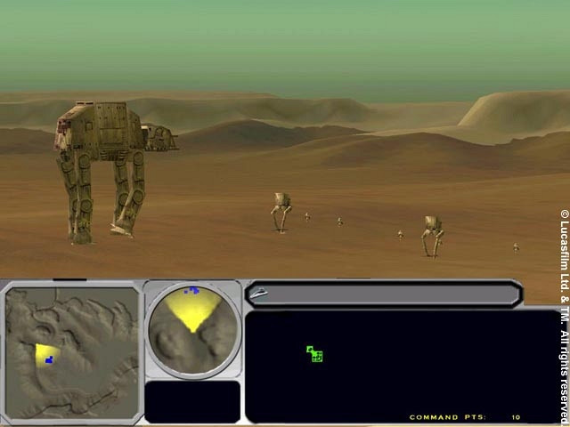 Скриншот из игры Star Wars: Force Commander