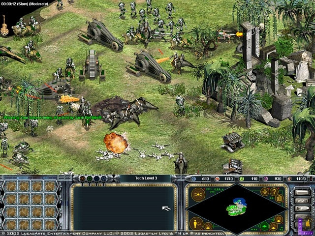 Скриншот из игры Star Wars: Galactic Battlegrounds Clone - Campaigns