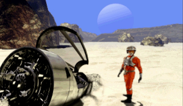 Скриншот из игры Star Wars: Rebel Assault 2 The Hidden Empire