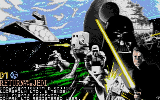 Скриншот из игры Star Wars: Return of the Jedi