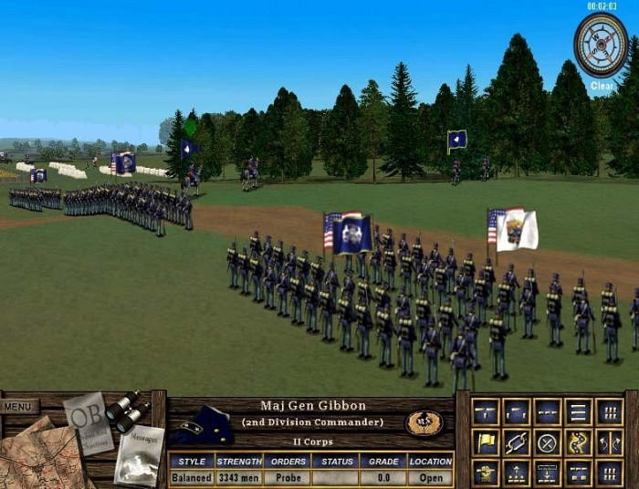 Скриншот из игры History Channel's Civil War: The Battle of Bull Run