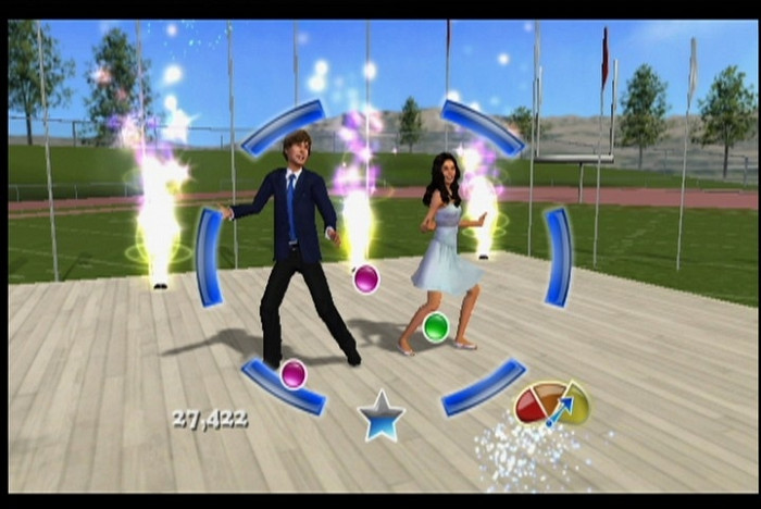 Скриншот из игры High School Musical 3: Senior Year DANCE!
