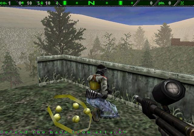 Скриншот из игры High Impact Paintball