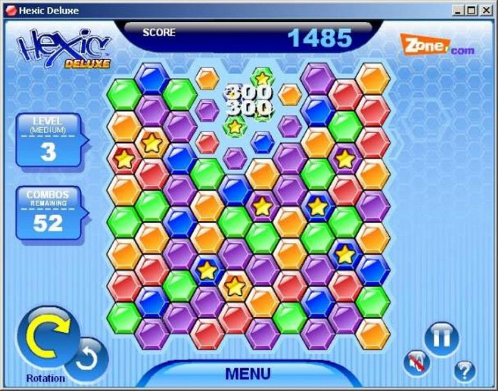 Скриншот из игры Hexic Deluxe