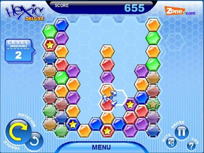 Скриншот из игры Hexic Deluxe