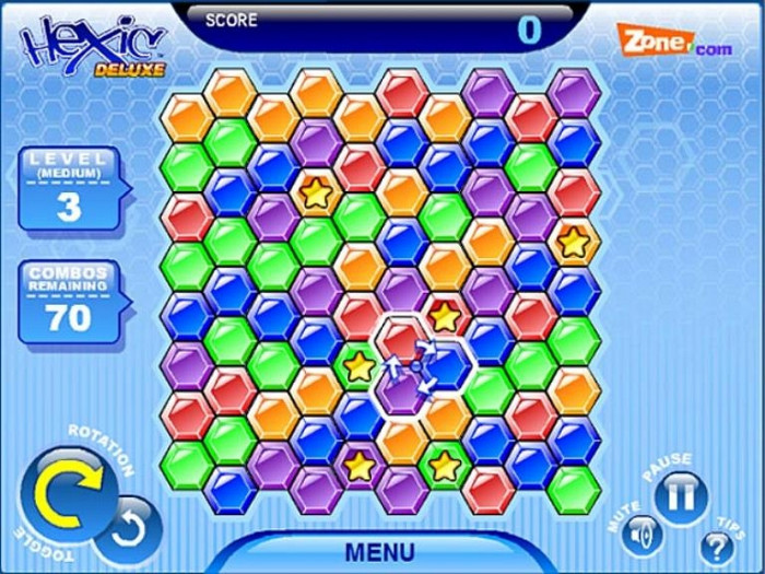 Скриншот из игры Hexic Deluxe